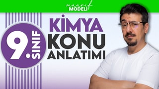 9.Sınıf Kimya Maarif Modeli