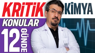 12 Günde TYT Kimya Kritik Konular Kampı