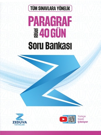 Zeduva Paragraf Soru Bankası - Türkçe Saati - Görsel 1