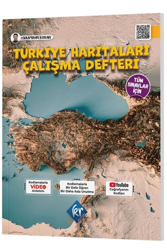Coğrafyanın Kodları Türkiye Haritaları Çalışma Defteri - Görsel 1