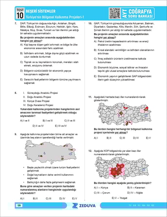 Ayt Coğrafya Soru Bankası Coğrafyanın Kodları - Görsel 7