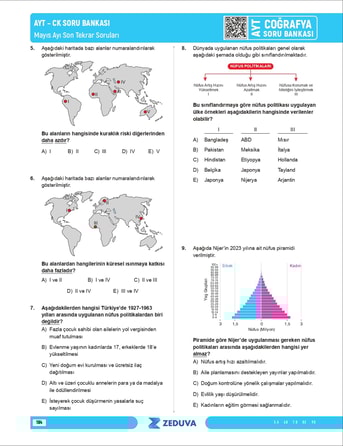 Ayt Coğrafya Soru Bankası Coğrafyanın Kodları - Görsel 9
