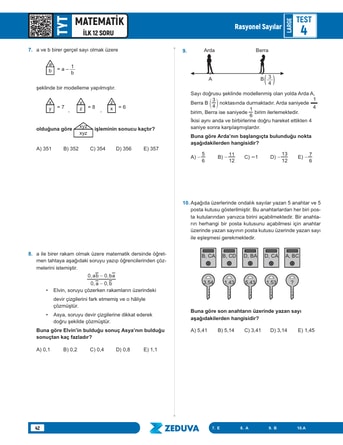 SML Matematik TYT Matematik İlk 12 Soru Bankası - Görsel 5