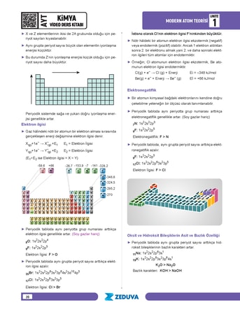 Meschemy Kimya AYT 1 Kitap 3 Kamp Video Ders Kitabı - Görsel 8
