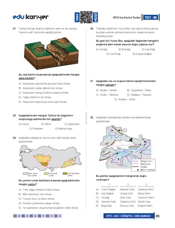Coğrafyanın Kodları 2026 KPSS-AGS Coğrafya Video Çözümlü Soru Bankası - Görsel 2
