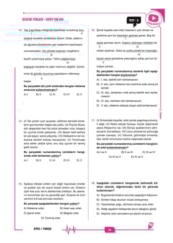 Öznur Saat Yıldırım KPSS Türkçe Soru Bankası - Görsel 3