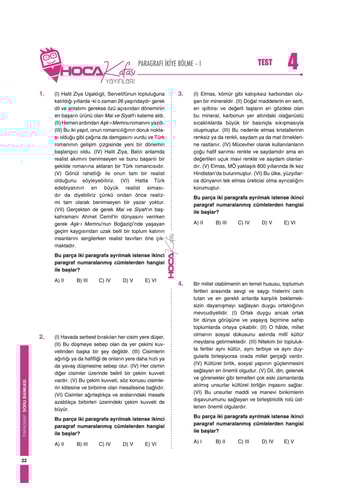 Öznur Saat Yıldırım KPSS Paragrafı Kafala Soru Bankası - Görsel 4