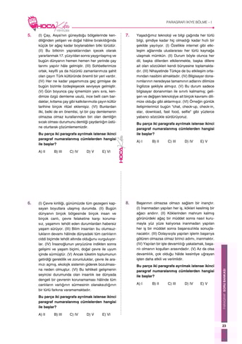 Öznur Saat Yıldırım KPSS Paragrafı Kafala Soru Bankası - Görsel 3