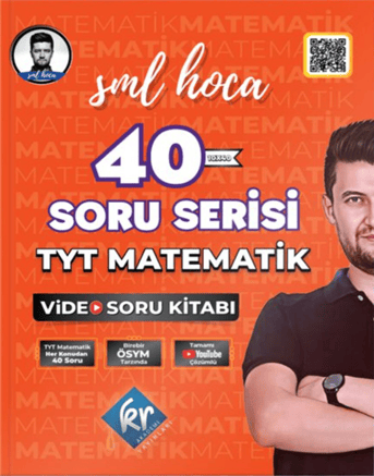 KR Akademi Yayınları SML Hoca TYT Matematik 40 Soru Serisi Video Soru Kitabı - Görsel 1