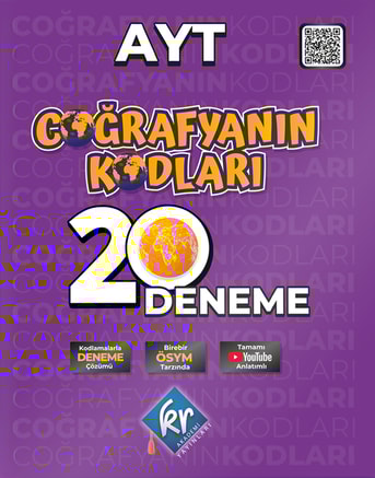 Coğrafyanın Kodları AYT 20 Deneme - Görsel 1