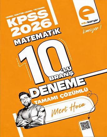 Mert Hoca 2026 KPSS Matematik 10'lu Branş Deneme - Görsel 1