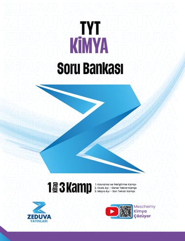 Zeduva Yayınları - TYT Kimya Soru Bankası - Meschemy Kimya