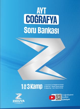 Zeduva Yayınları - AYT Coğrafya Soru Bankası Coğrafyanın Kodları