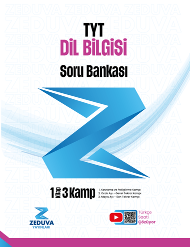 Zeduva Yayınları - TYT Dil Bilgisi  Soru Bankası - Türkçe Saati