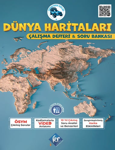 Coğrafyanın Kodları Dünya Haritaları Çalışma Defteri Ve Soru Bankası