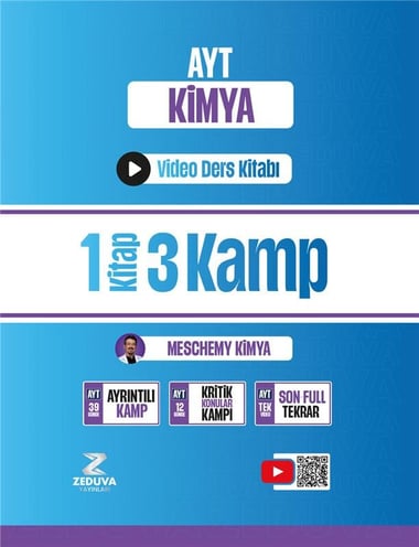 Meschemy Kimya AYT 1 Kitap 3 Kamp Video Ders Kitabı
