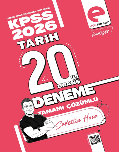 Tarihin Kodları 2026 KPSS Tarih 20'li Branş Deneme Tamamı Çözümlü