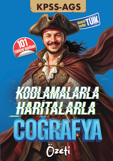 Coğrafyanın Kodları KPSS - AGS Kodlamalarla Haritalarla Coğrafya Özeti Cep Kitabı