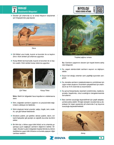 Biosem Biyoloji 10.Sınıf Biyoloji Notları - Görsel 9