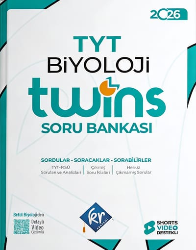 TYT Twins Biyoloji Soru Bankası - Görsel 1