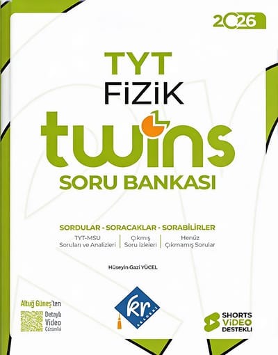 TYT Twins Fizik Soru Bankası - Görsel 1
