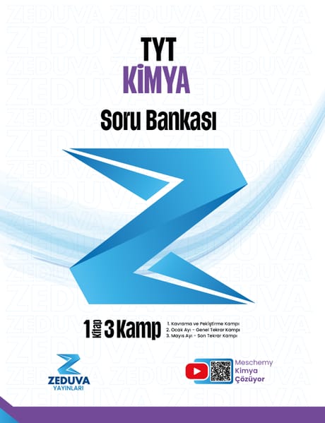 Zeduva Yayınları - TYT Kimya Soru Bankası - Meschemy Kimya kitap kapağı