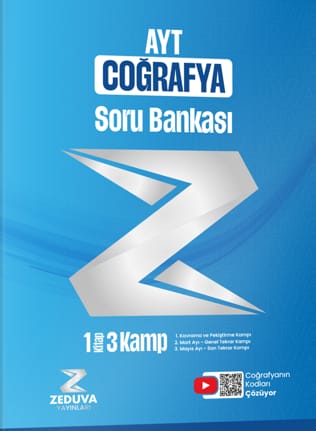 Zeduva Yayınları - AYT Coğrafya Soru Bankası Coğrafyanın Kodları kitap kapağı
