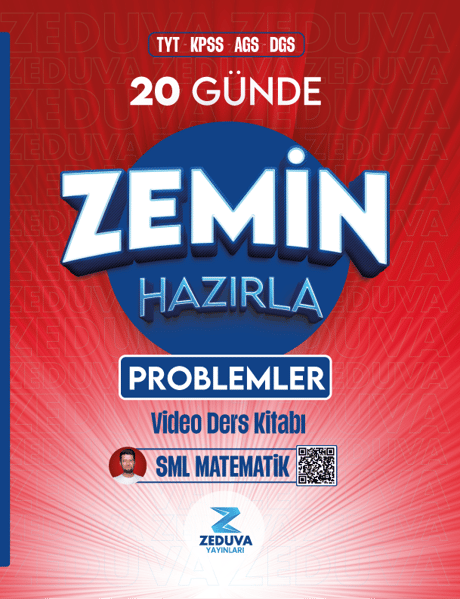 20 Günde Zemin Hazırla Problemler Video Ders Kitabı SML Matematik kitap kapağı