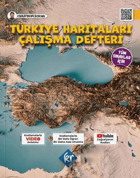 Coğrafyanın Kodları Türkiye Haritaları Çalışma Defteri kitap kapağı