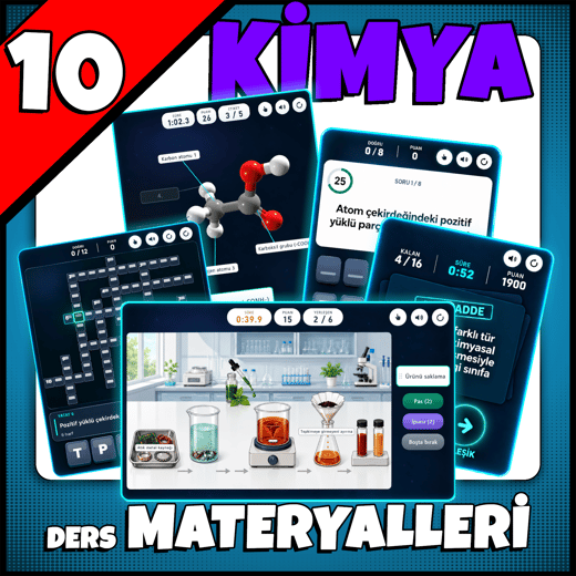 Kimya 10.Sınıf Dosia Materyalleri kapak görseli