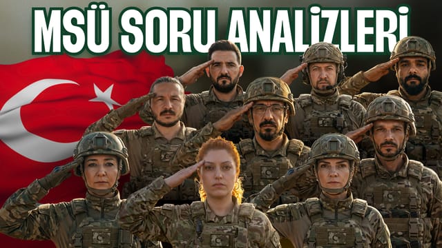 MSÜ | 2025-2018 Soru Analizleri eğitim seti kapak görseli