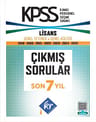 KPSS Genel Yetenek - Genel Kültür Çıkmış Sorular Son 7 Yıl Kitapçıkları